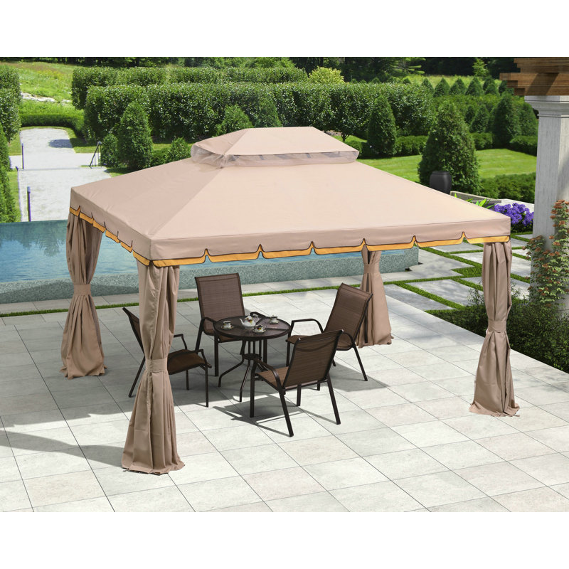 Purple Leaf 10 Ft. W X 12 Ft. D Metal Patio Gazebo & Reviews Wayfair.ca